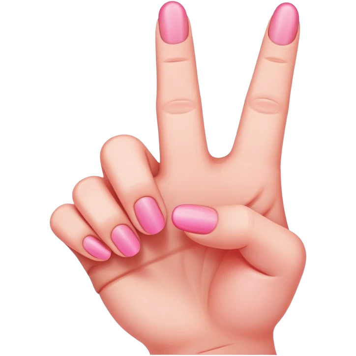 Pink middle finger  emoji