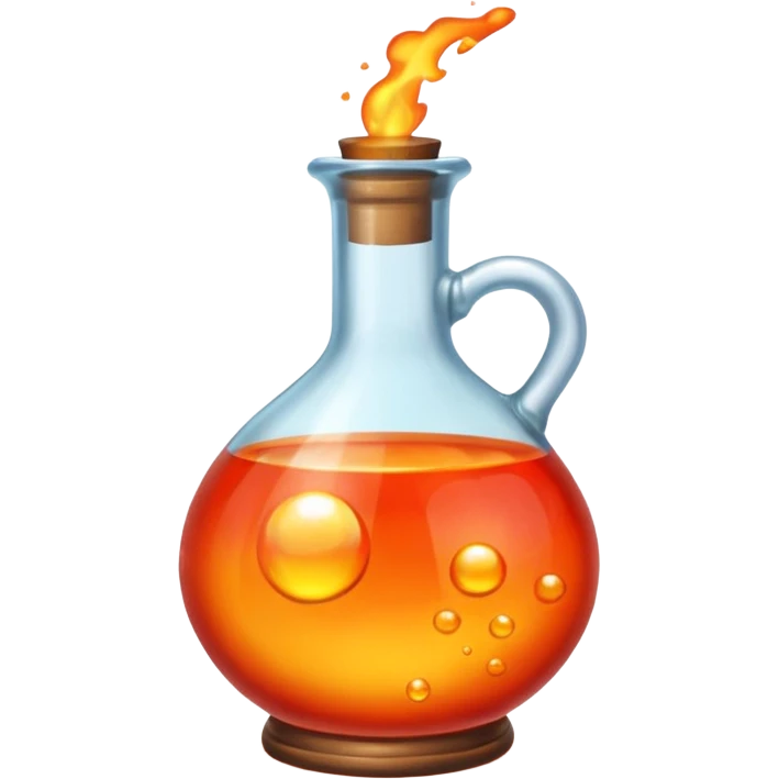 magic potion fire emoji