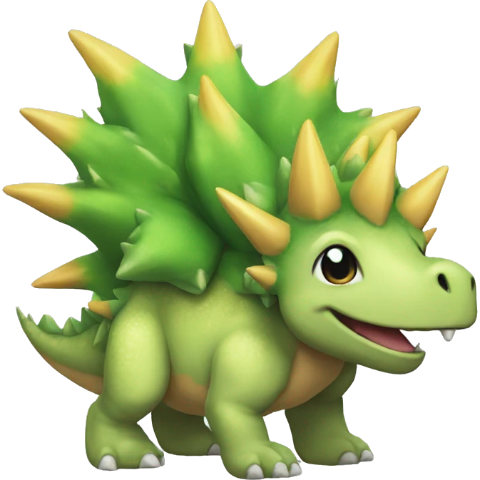cute stegosaurus pokemon emoji