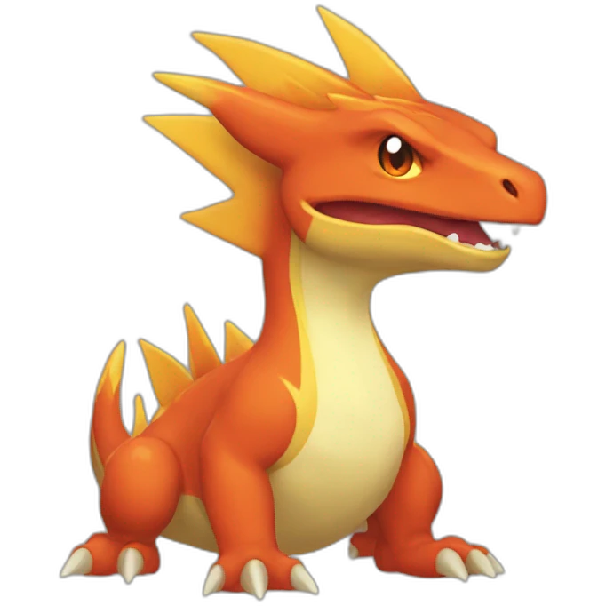 Dracaufeu pokémon emoji