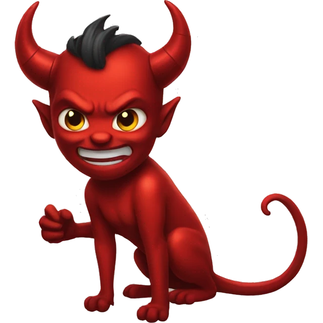 little devil emoji