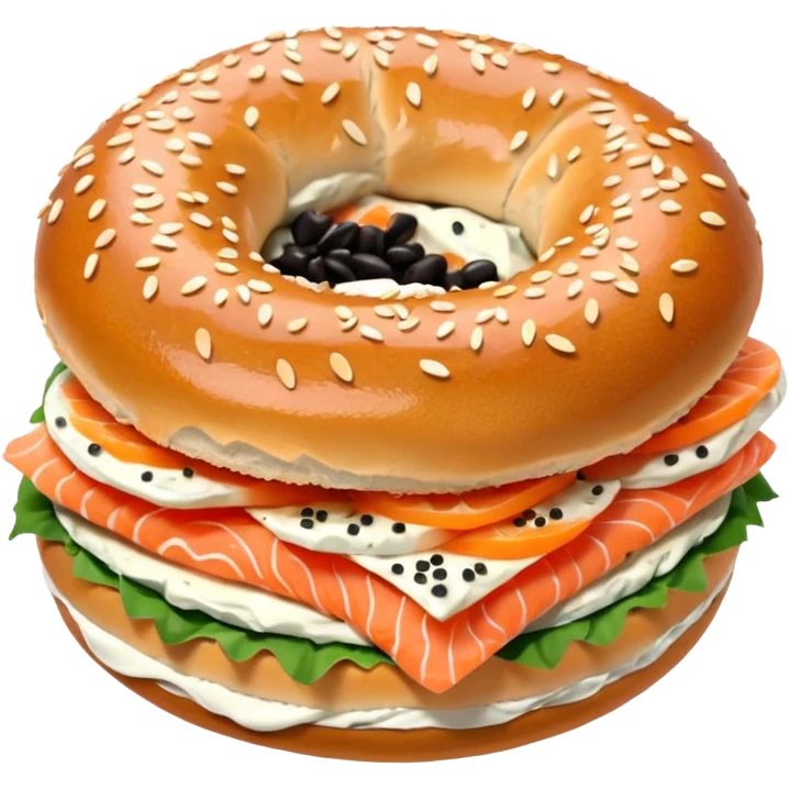 Salmon begal open emoji