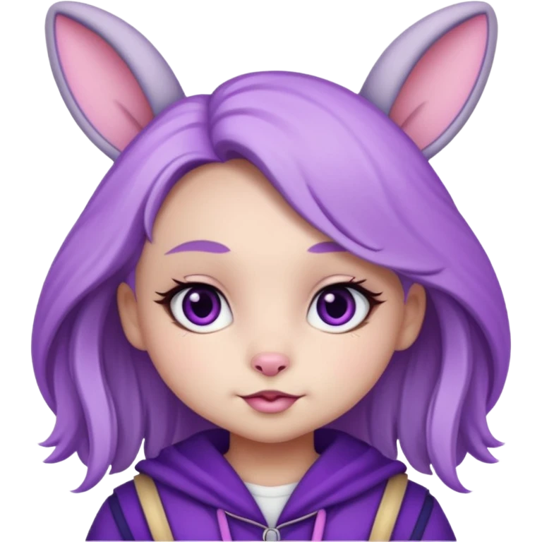 jax bunny  ios 16 very cute slay violet  emoji