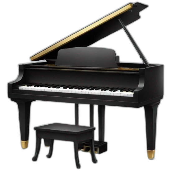 cat play piano emoji