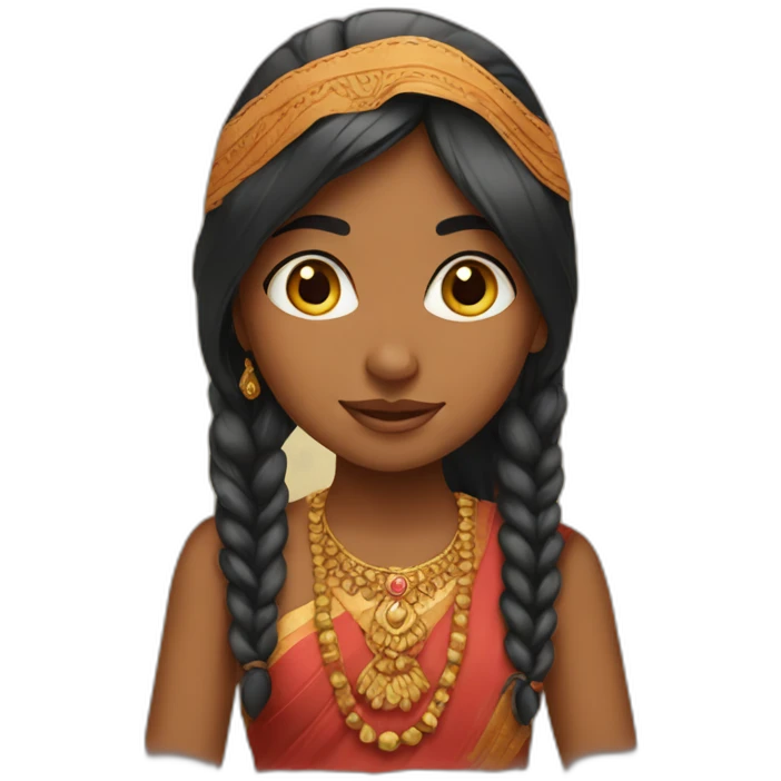indian girl emoji