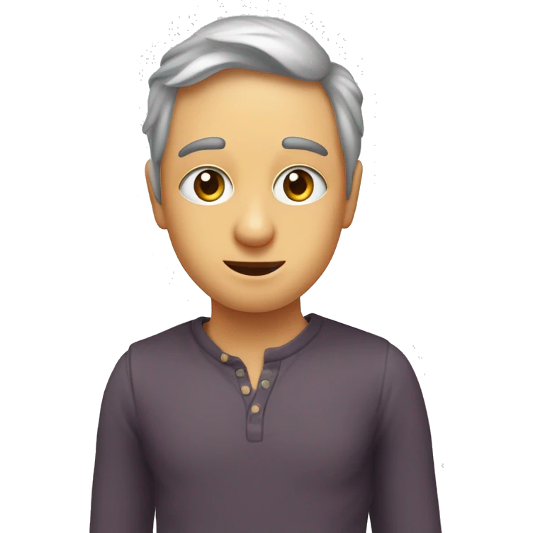 Una carita con los ojos hacia arriba y silbando, saliendo las notas del sonido de sus labios emoji