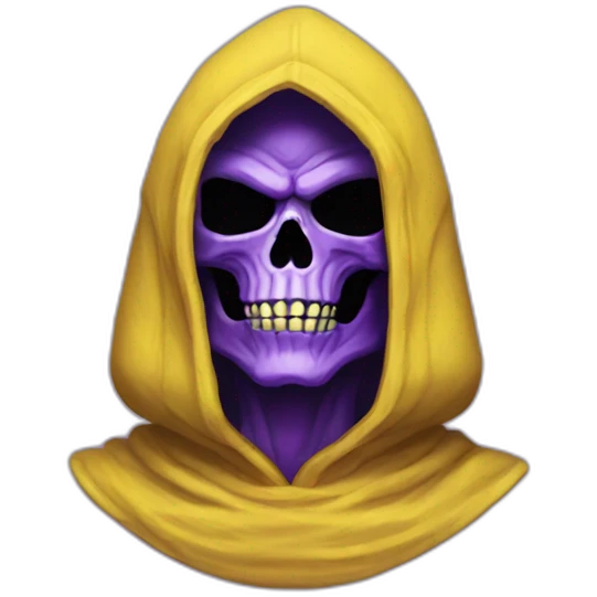 skeletor yellow and purple emoji
