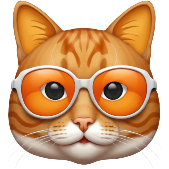 Cat wearing sunglasses emoji