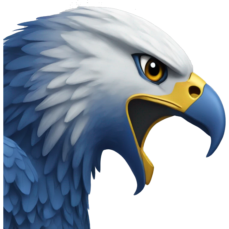 Blue eagle emoji