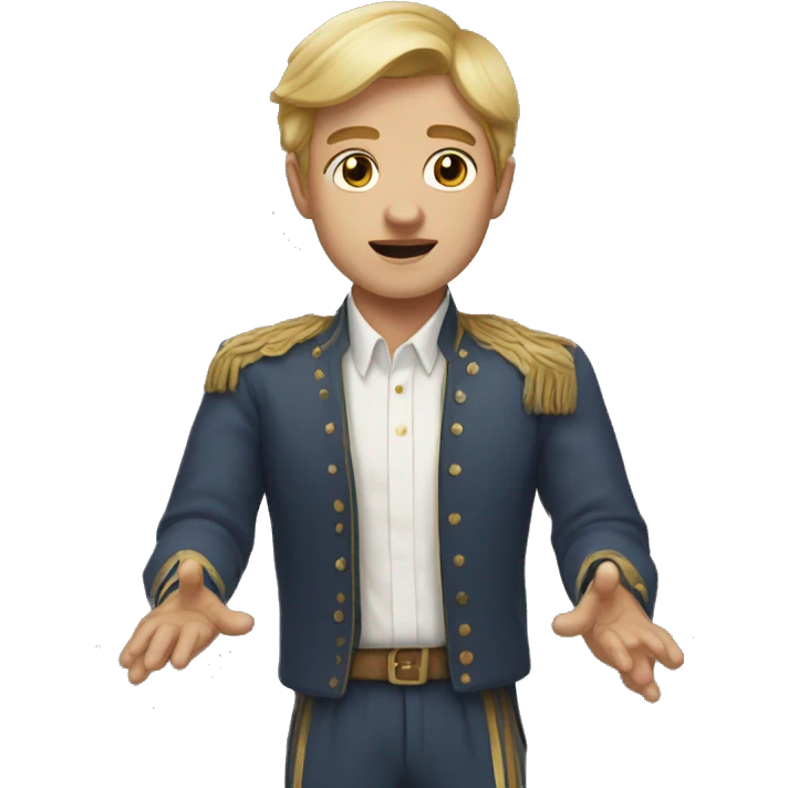 A man fainting innocence  emoji