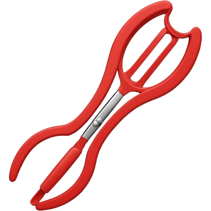 Silicon Kitchen tongs emoji