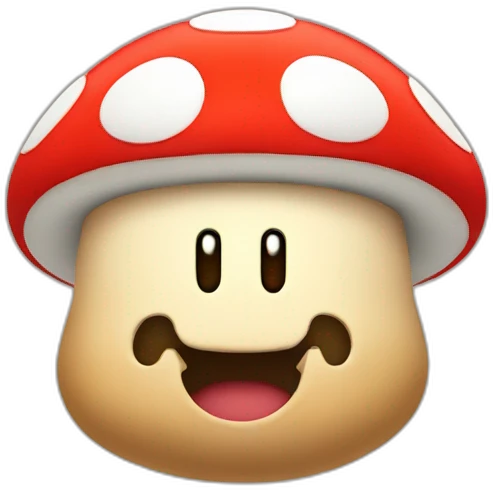 Mushroom Mario emoji