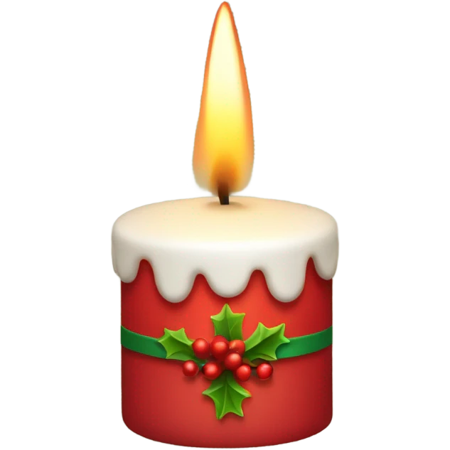christmas candle  emoji