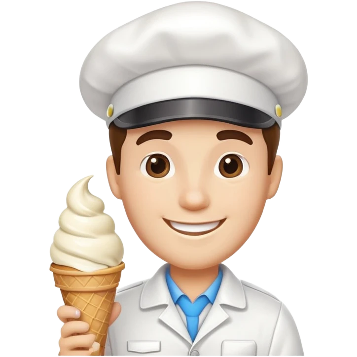 Genera foto di un gelataio  emoji
