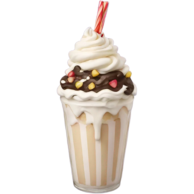 Birthday cake milkshake  emoji