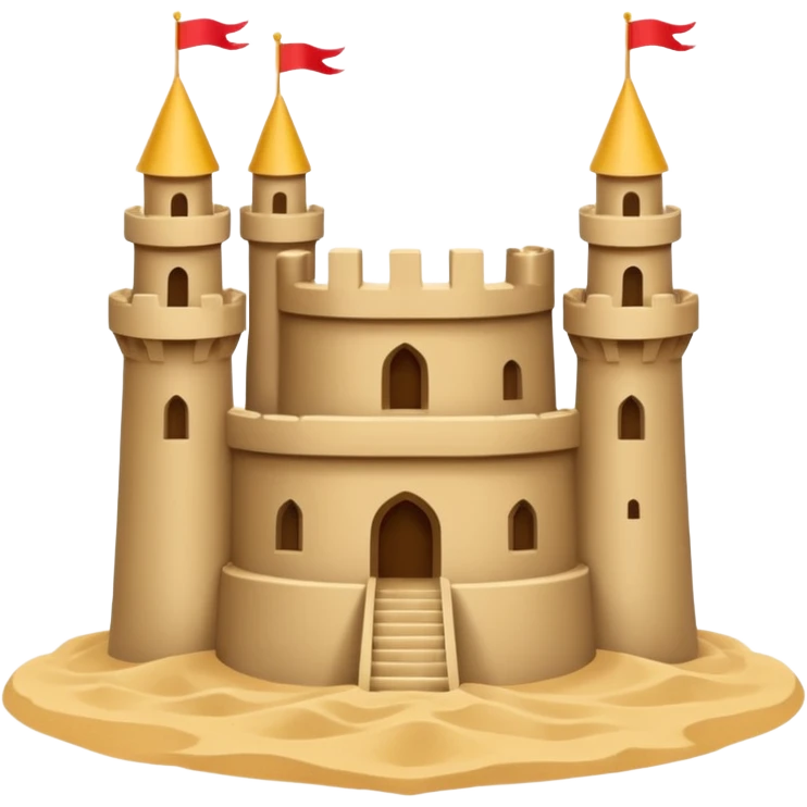 sand Moat castle emoji