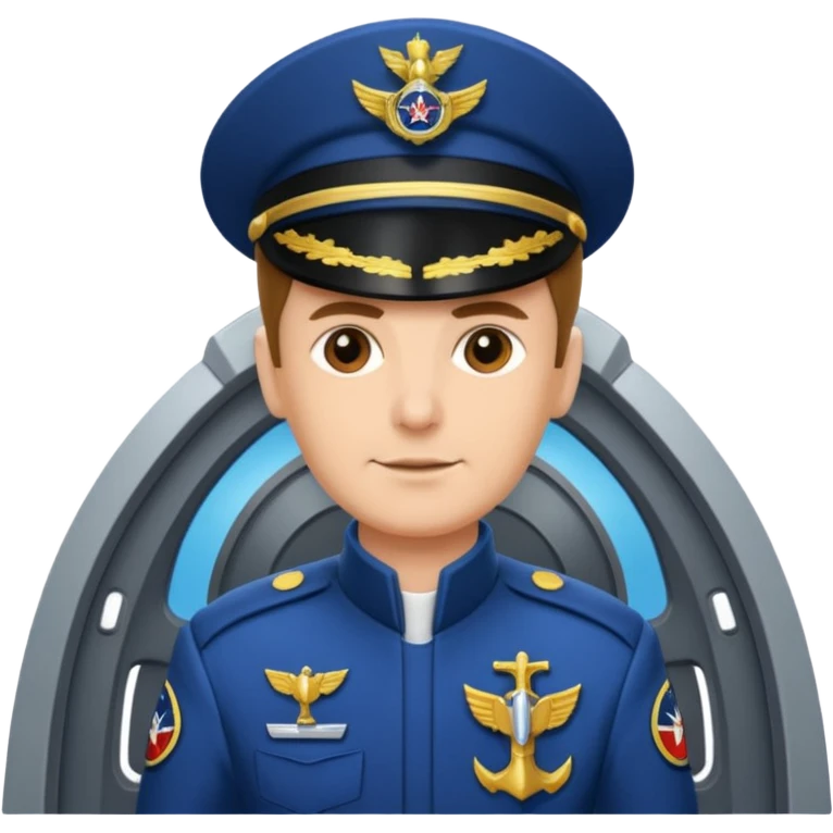 spaceship admiral emoji