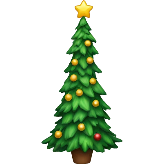 Christmas tree emoji