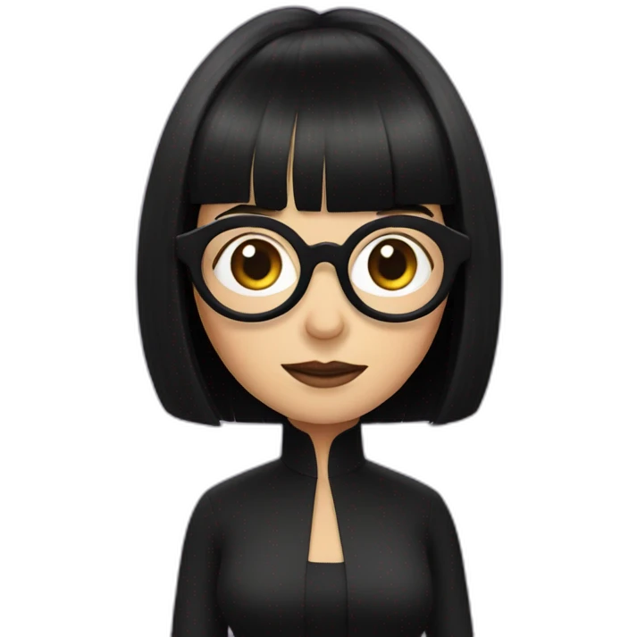 edna mode, fringe emoji