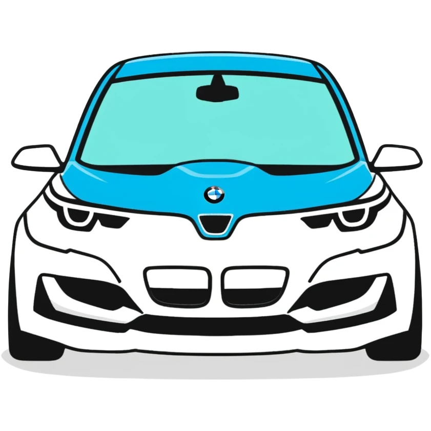 A BMW emoji