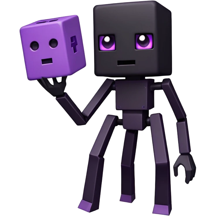 Minecraft Enderman emoji