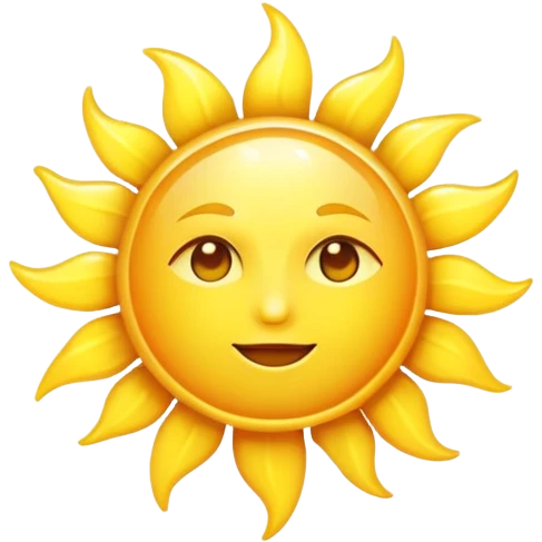 Sun emoji