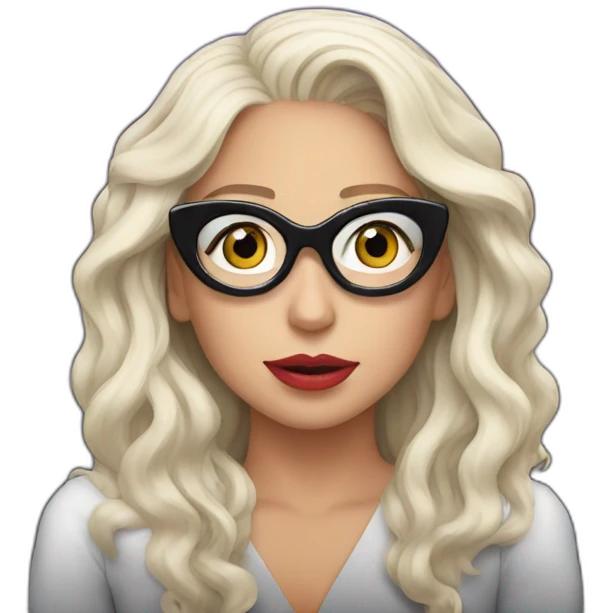lady gaga watching movie emoji