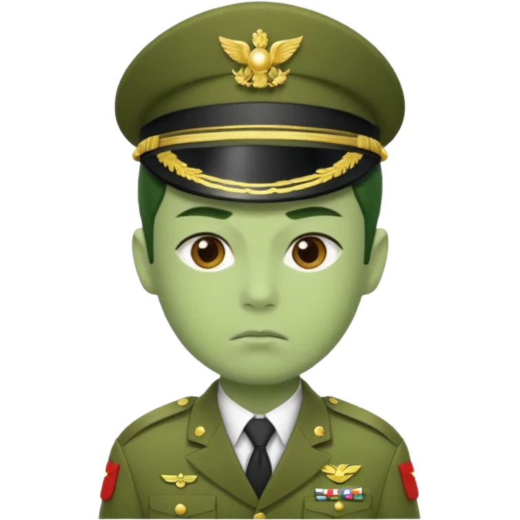 Soldier wasabi emoji