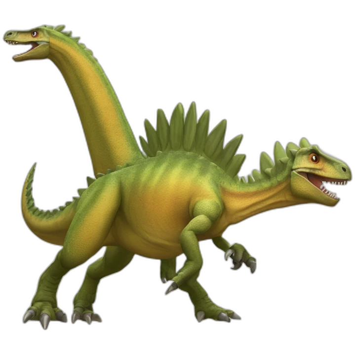Stegosaurus Deinonychus battle emoji