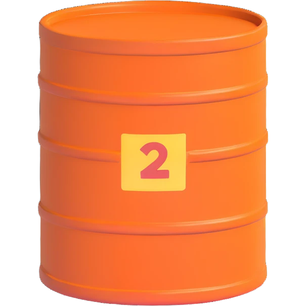 orange road construction barrel emoji