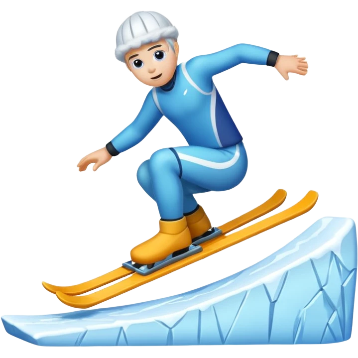 snow slope kicker emoji