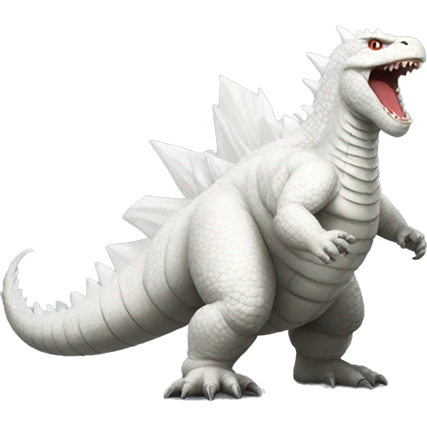 white Godzilla  emoji