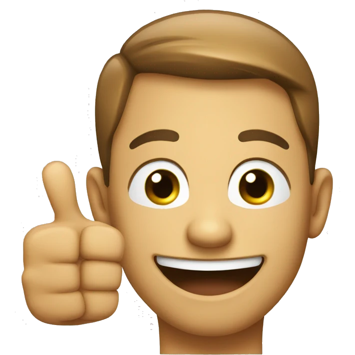 smiling smile giving thumbs up emoji