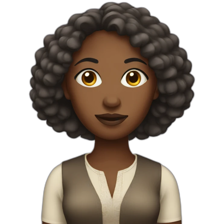african woman emoji