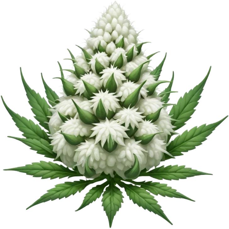 white color marijuana emoji