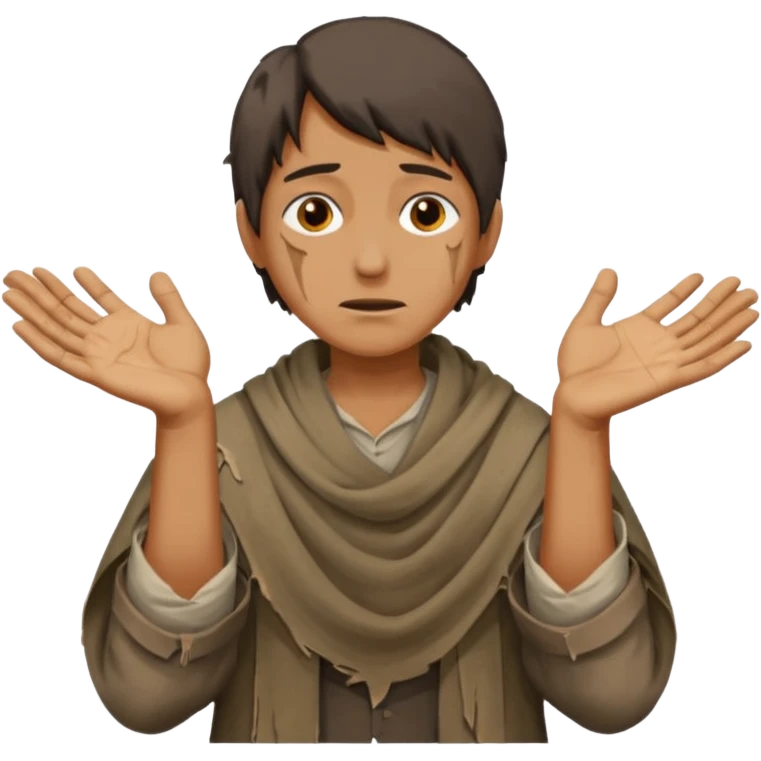 Person begging emoji