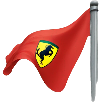 Ferrari logo flag emoji