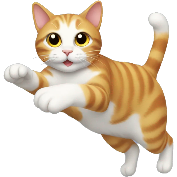 a cat flying emoji