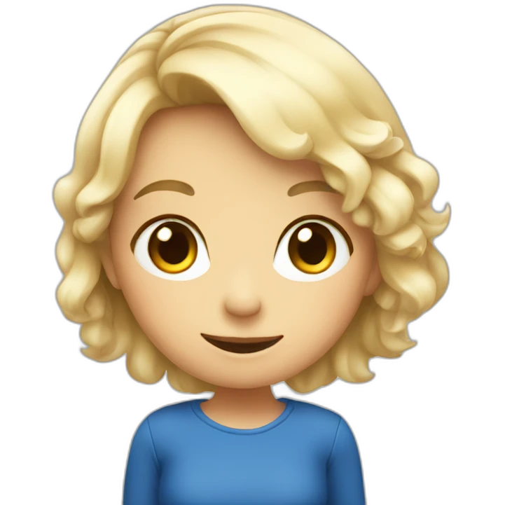 finnish girl being cheeky emoji