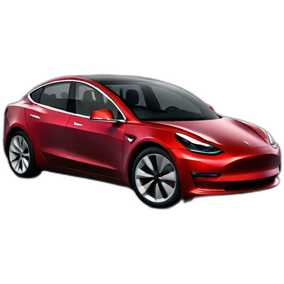 Tesla model 3 emoji