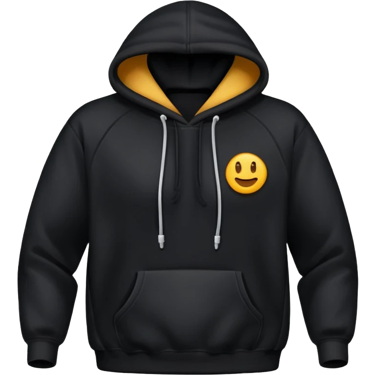 Create a black hoodie emoji I can use on my iPhone  emoji