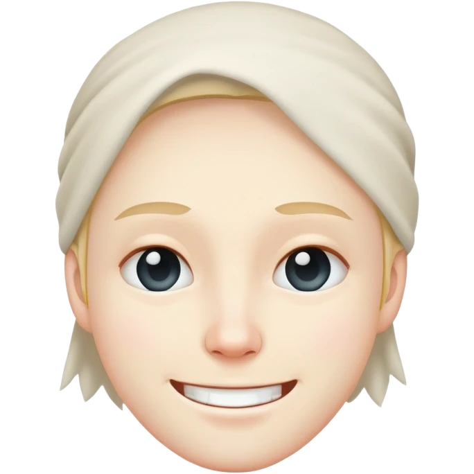 Cold face with a smile emoji