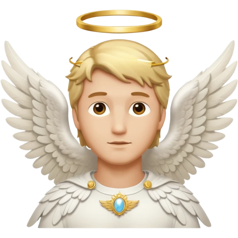 man angel emoji