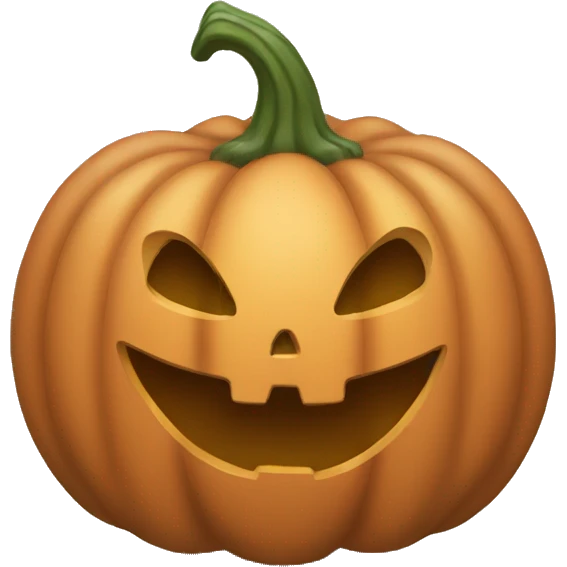 Khaki pumpkin emoji