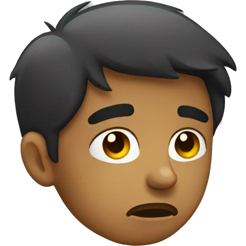 Sad boy  emoji