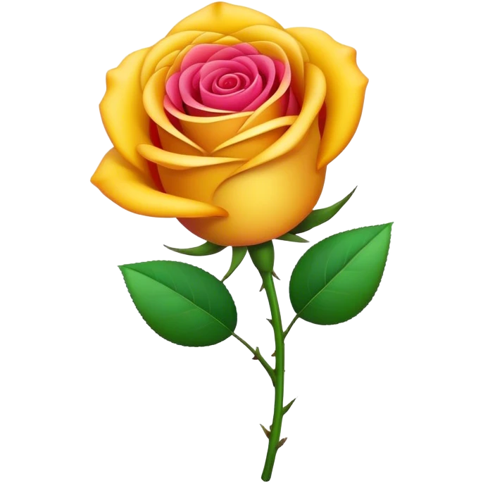 Emoji with a rose emoji
