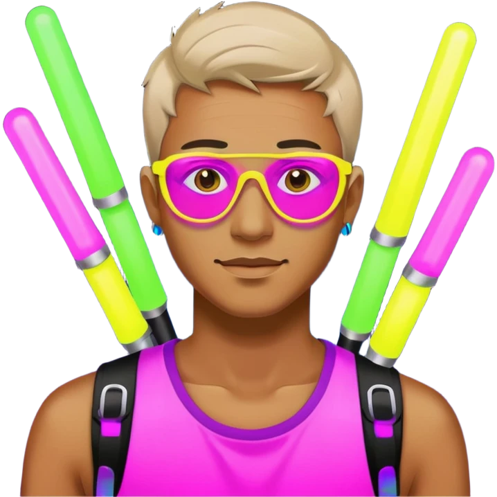 Raver guy emoji