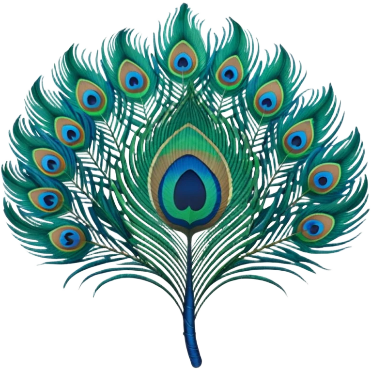 Peacock feather emoji emoji