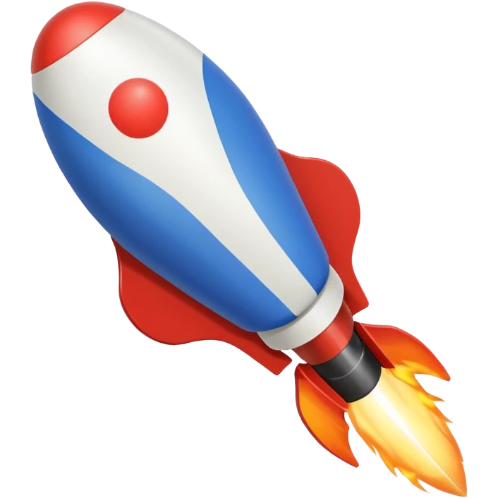 ping pong rocket emoji