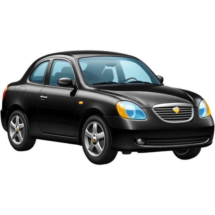 I want emoji with black car that face is in right side emoji